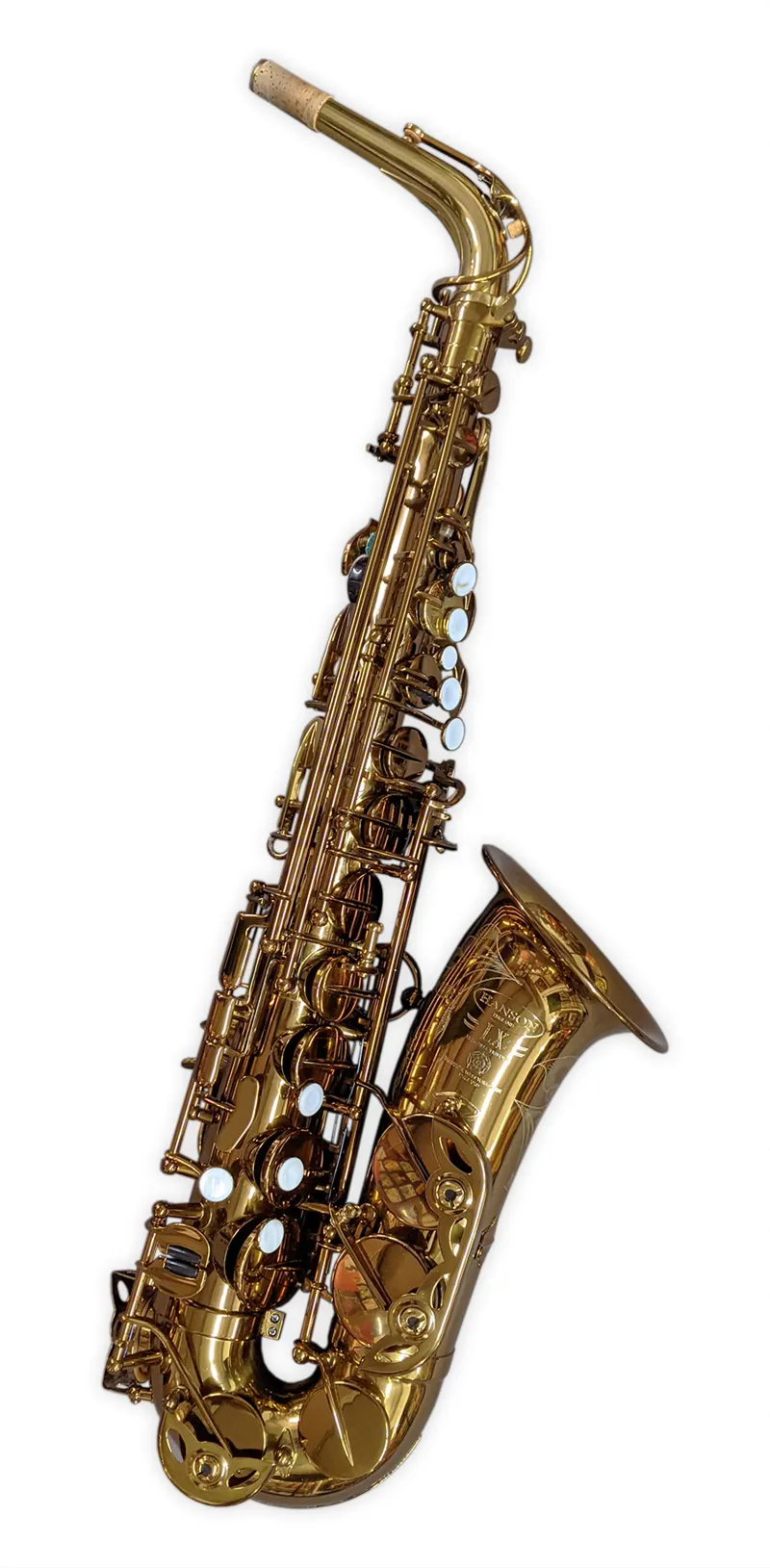 Secondhand Hanson LX Alto Saxophone in Deep Gold Lacquer