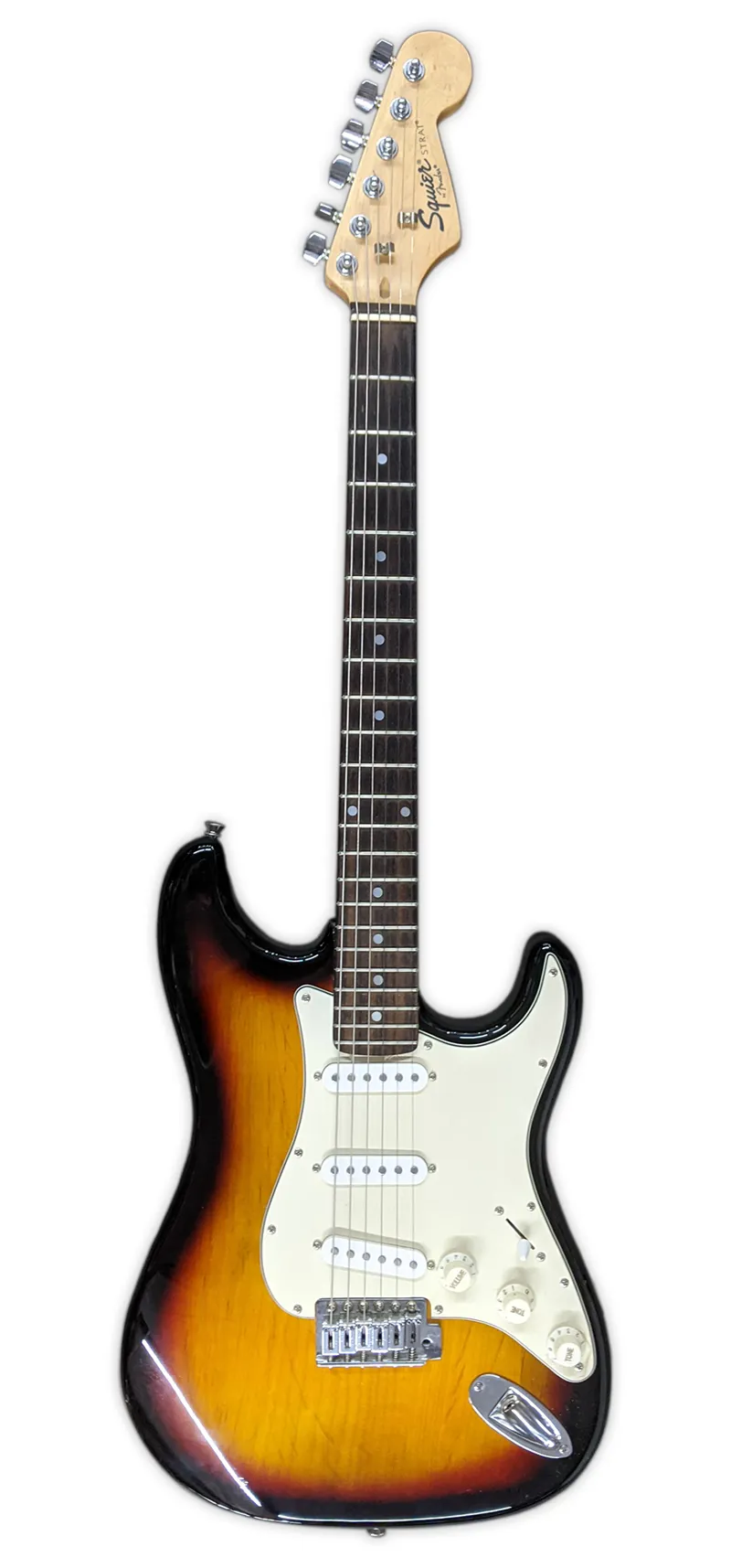 Secondhand Squire by Fender Stratocaster Electric Guitar - Sunburst