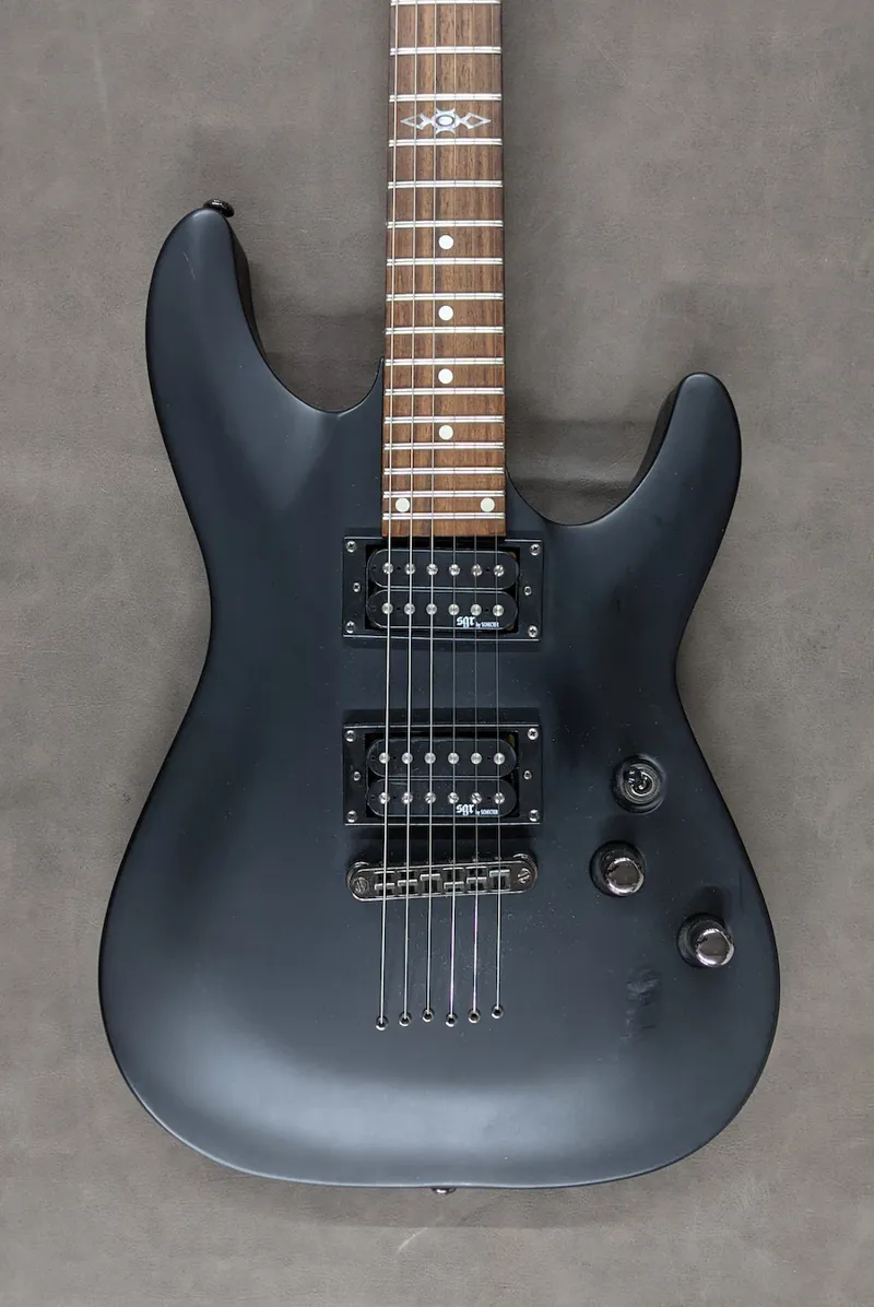 Secondhand C-1 SGR by Schecter Electric Guitar - Matt Black-1