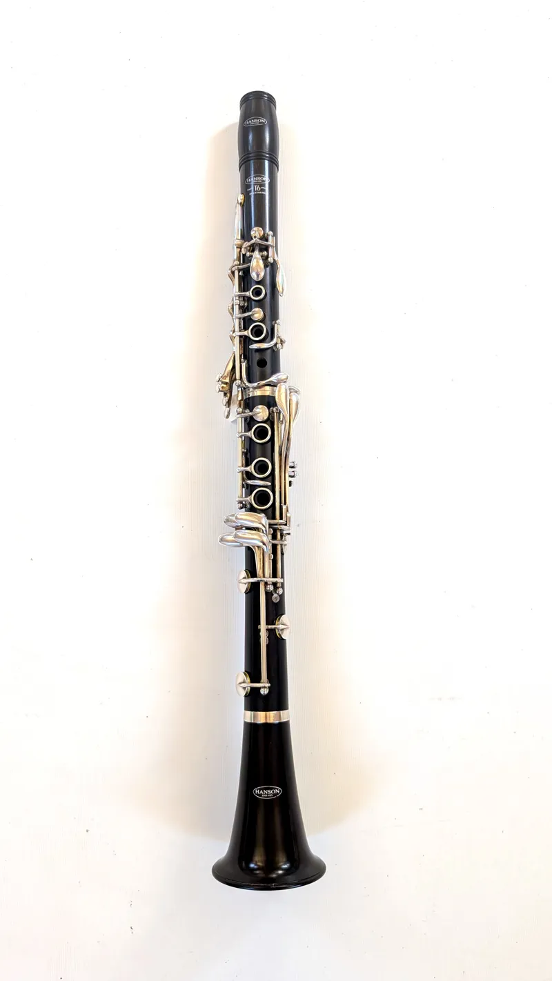 Secondhand Hanson T6 Grenadilla Bb Clarinet