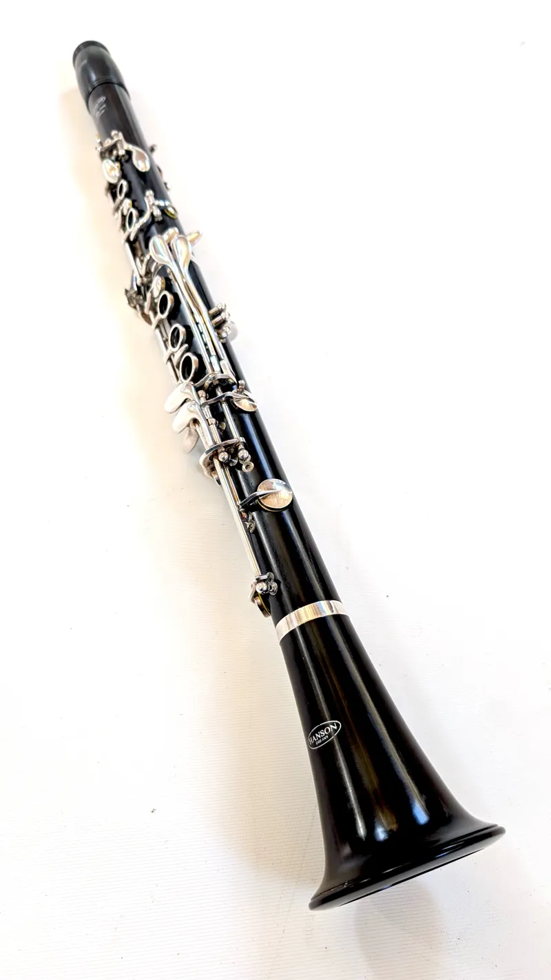Secondhand Hanson T6 Grenadilla Bb Clarinet-1