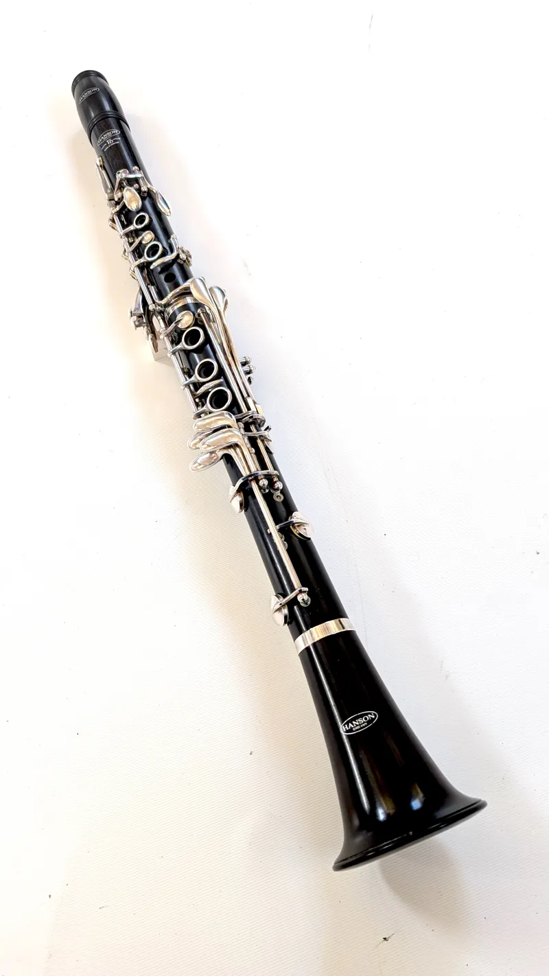Secondhand Hanson T6 Grenadilla Bb Clarinet-2