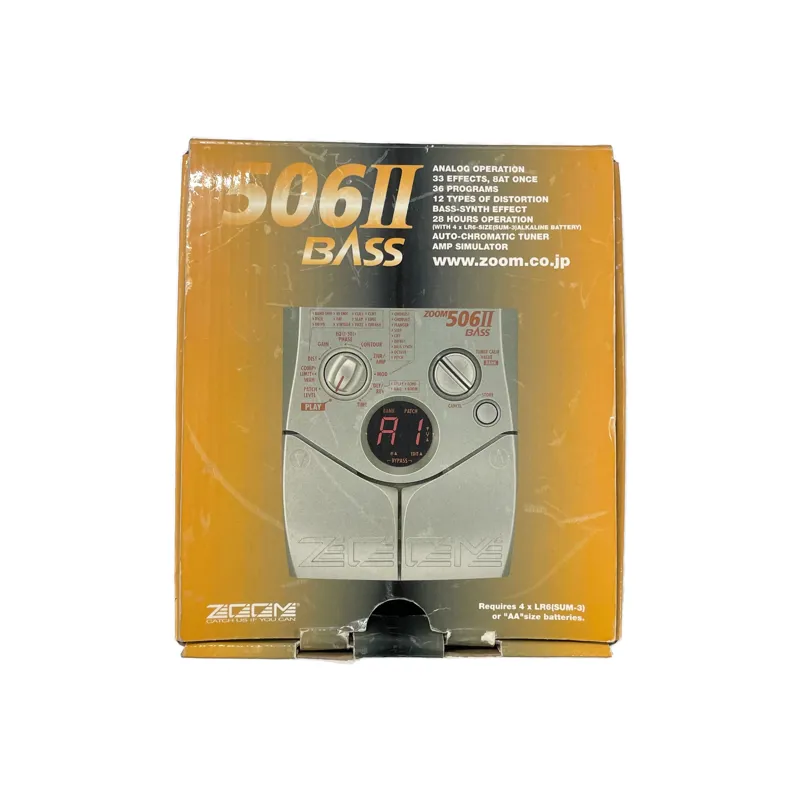 Secondhand Zoom 506 II Bass Effects Pedal