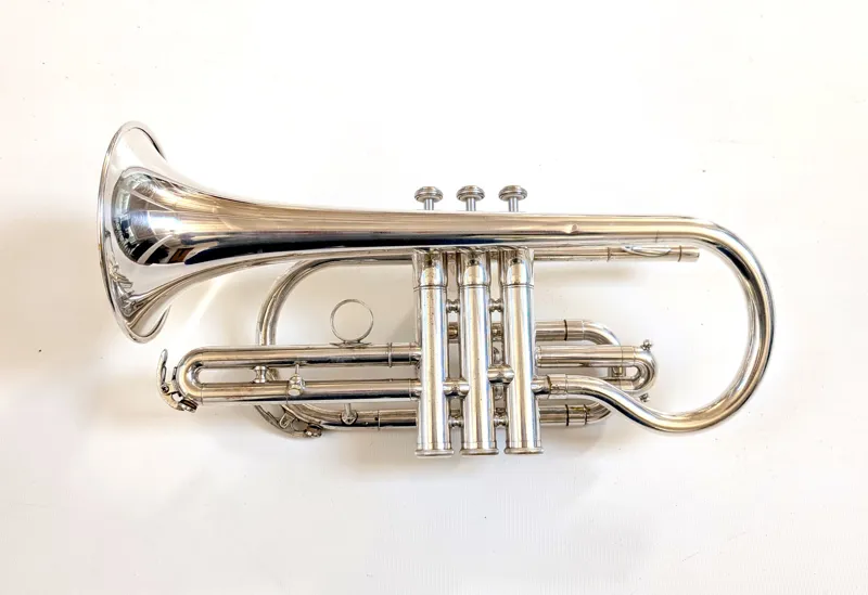 Secondhand Yamaha YCR 233 Cornet Silverplate-1