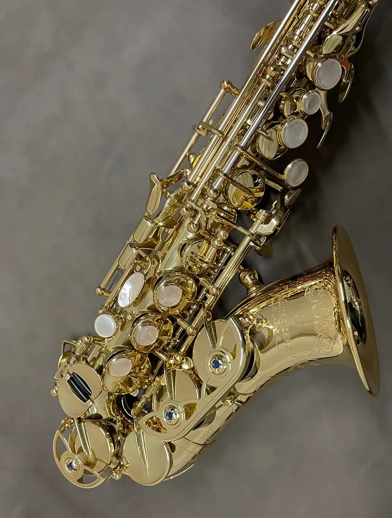 Yanagisawa SCWO10 Elite Curved Soprano Sax - Brass Lacquered-6
