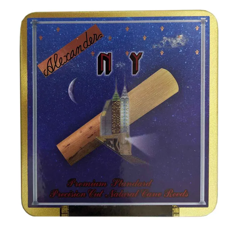 Alexander NY Baritone Saxophone Reeds Strength 3.5 - 10 Box