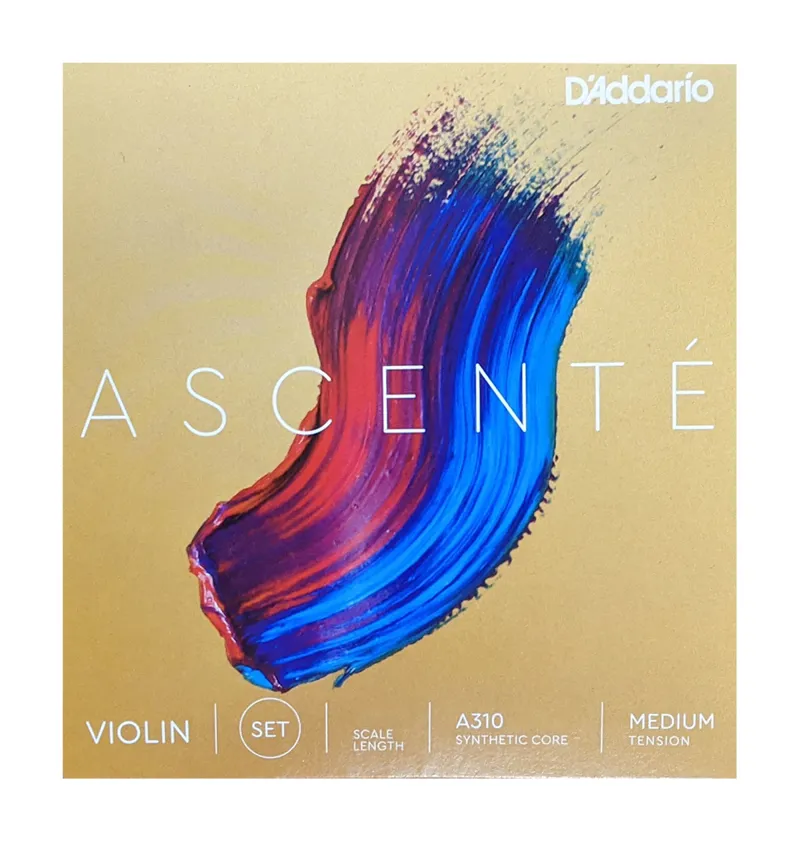 DAddario Ascente Violin Medium String Set - 1/2 Size