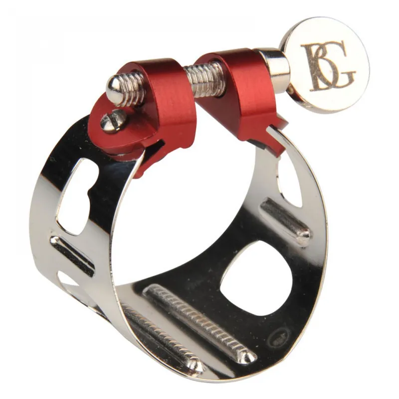 BG LDT Metal Tenor Saxophone Duo Ligature - Silver Plated