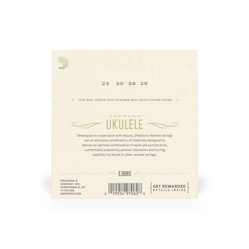 DAddario EJ88S Nyltech Ukulele Strings Soprano-1