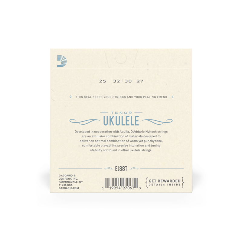 DAddario EJ88T Nyltech Ukulele Strings Tenor-1