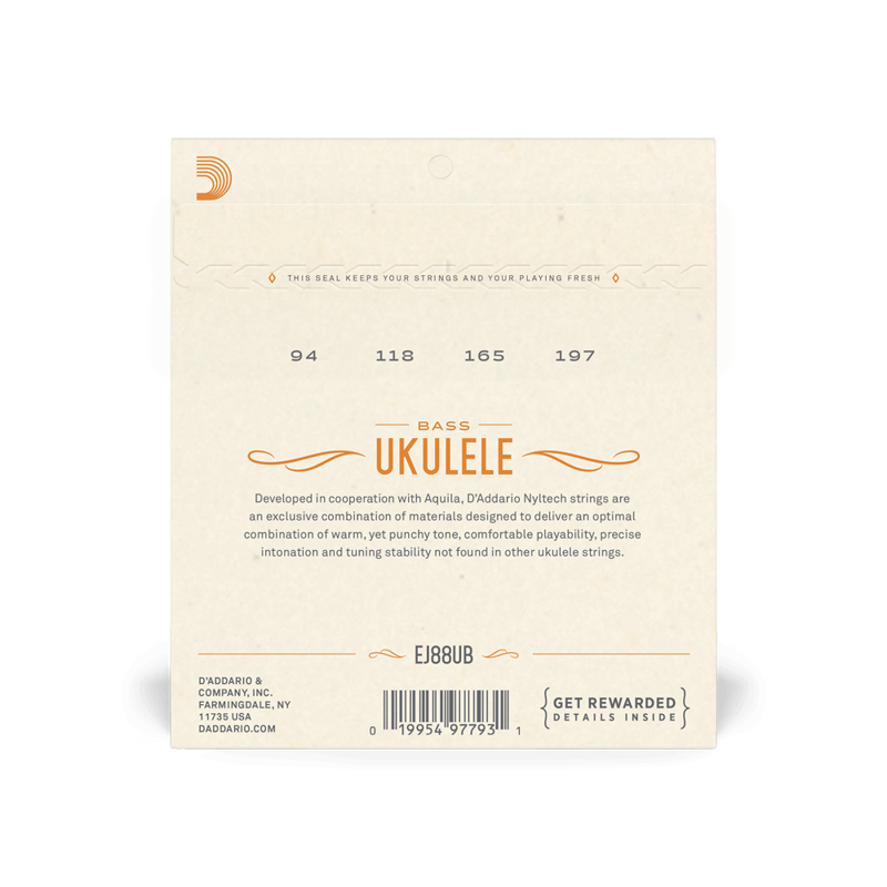 DAddario EJ88UB Nyltech Ukulele Strings Bass-1