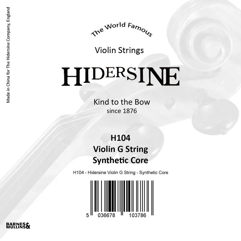 Hidersine H104 Synthetic Core Violin G String - 4/4 Size