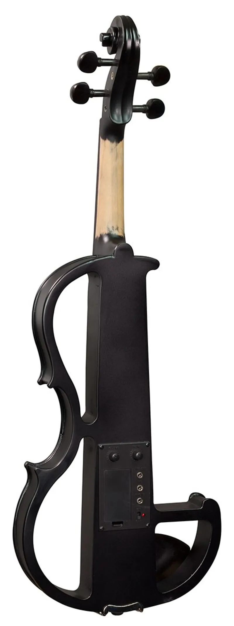 Hidersine HEV1 Electric Violin Outfit - Black Satin Finish-1
