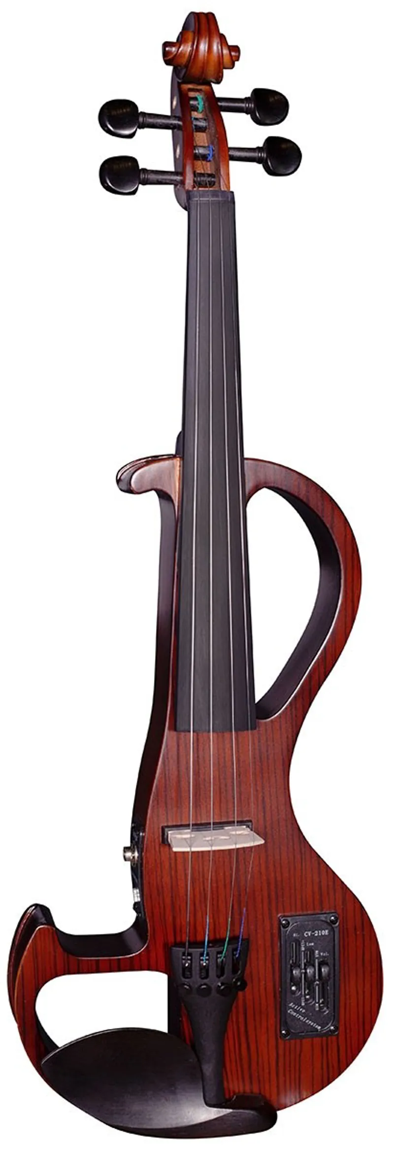 Hidersine HEV3 Electric Violin Outfit - Zebrawood Finish