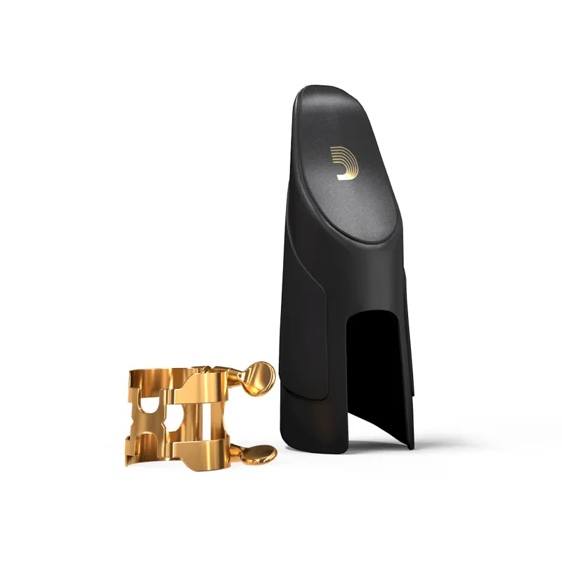 DAddario HTS2G Tenor Saxophone H-Ligature and Cap - Gold