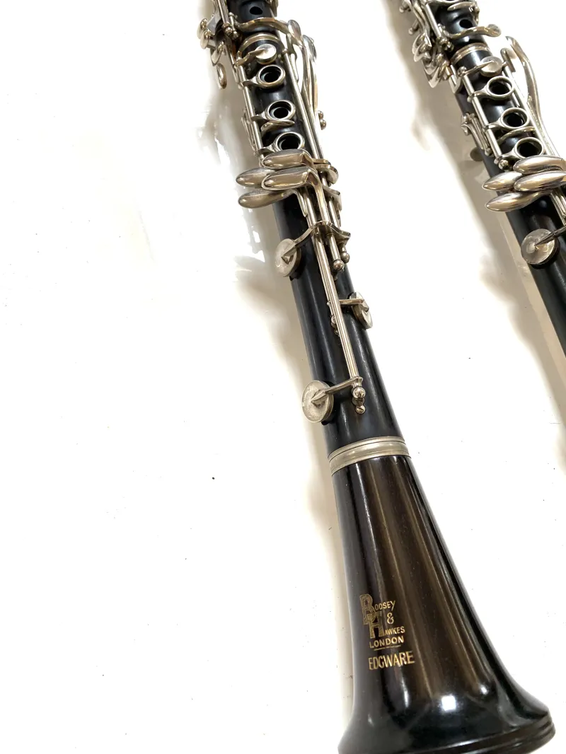 Secondhand Boosey and Hawkes Edgware  + lafleur Pair of Clarinets-1