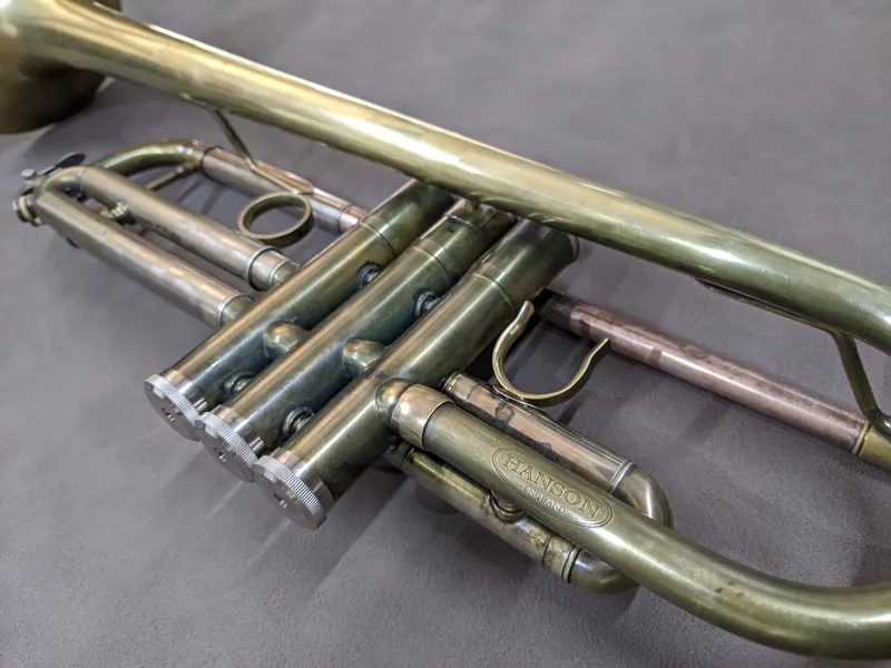 Hanson Custom Rimless Bell Bb Trumpet-2