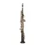 John Packer JP043 Soprano Saxophone - Black with Silver Keys