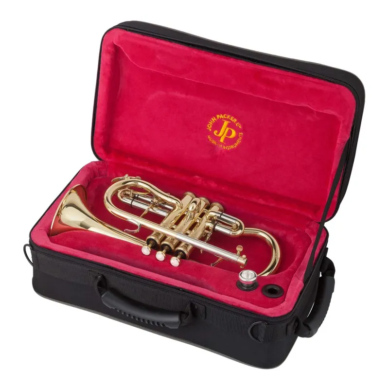 John Packer JP176 Eb Soprano Cornet - Silverplate-2
