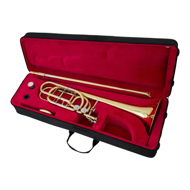 John Packer JP232 Bass Trombone - Silverplate-2