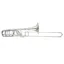 John Packer JP232 Bass Trombone - Silverplate
