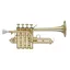 John Packer JP254SW Bb/A Piccolo Trumpet - Lacquer