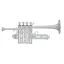 John Packer JP254SW Bb/A Piccolo Trumpet - Silverplate
