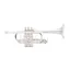 John Packer JP257SW D/Eb Trumpet - Silverplate