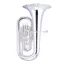 John Packer JP277 EEb Tuba - Silver Plate