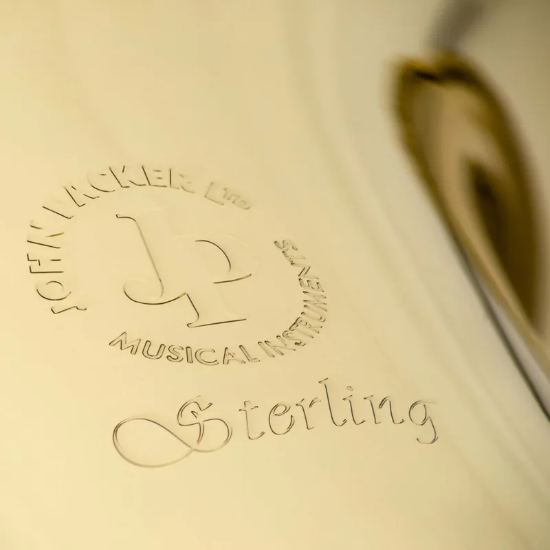 John Packer JP379BB Sterling BBb Rotary Valve Tuba - Silverplate-1