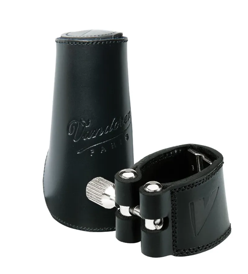 Vandoren LC23L Alto Clarinet Leather Ligature and Cap