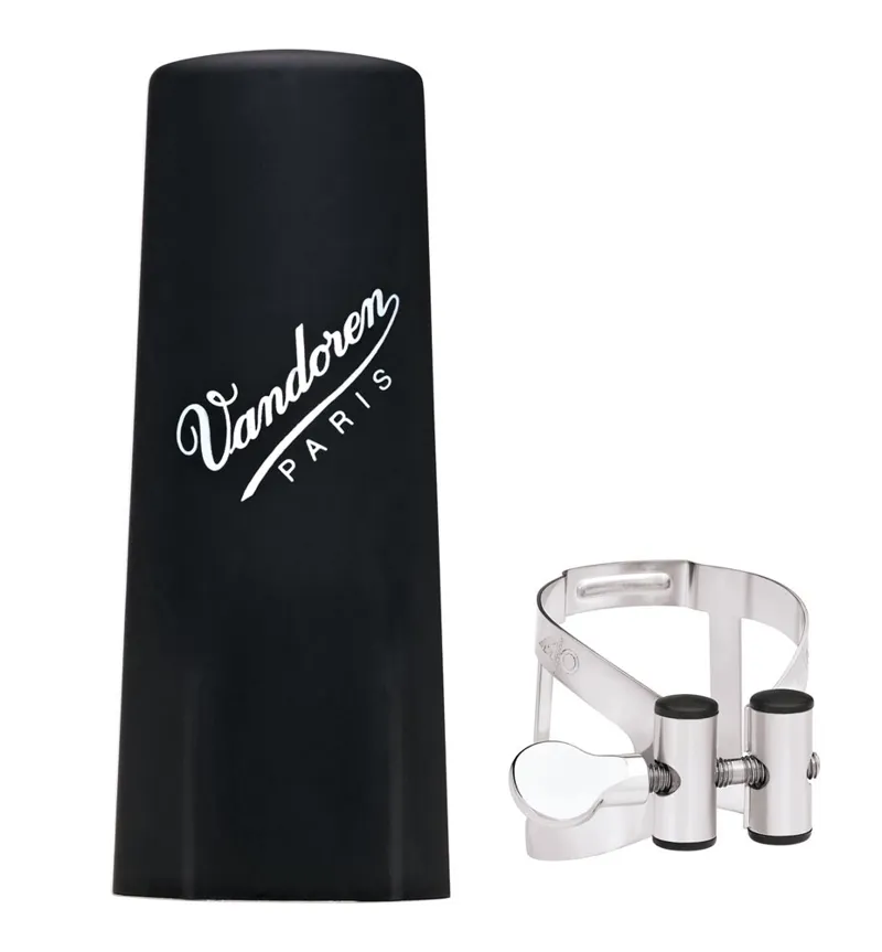 Vandoren LC54PP M/O Bass Clarinet Ligature and Cap - Pewter