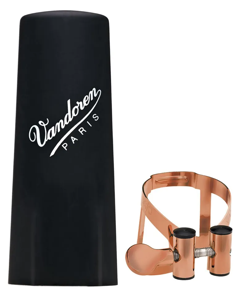 Vandoren LC51PGP M/O Bb Clarinet Ligature and Cap - Pink Gold