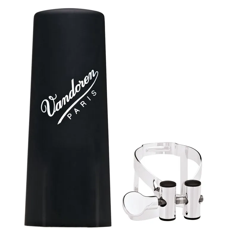 Vandoren LC51SP M/O Bb Clarinet Ligature and Cap - Silverplated