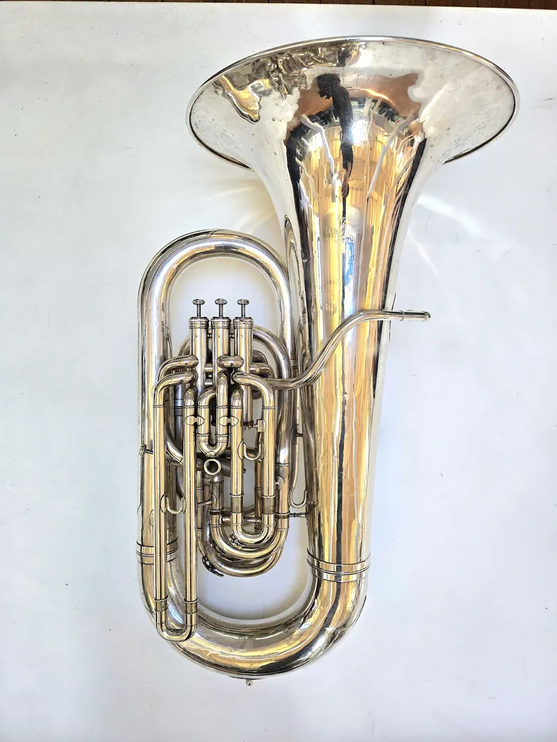 Secondhand Boosey and Hawkes Imperial EEb Tuba - Silverplate