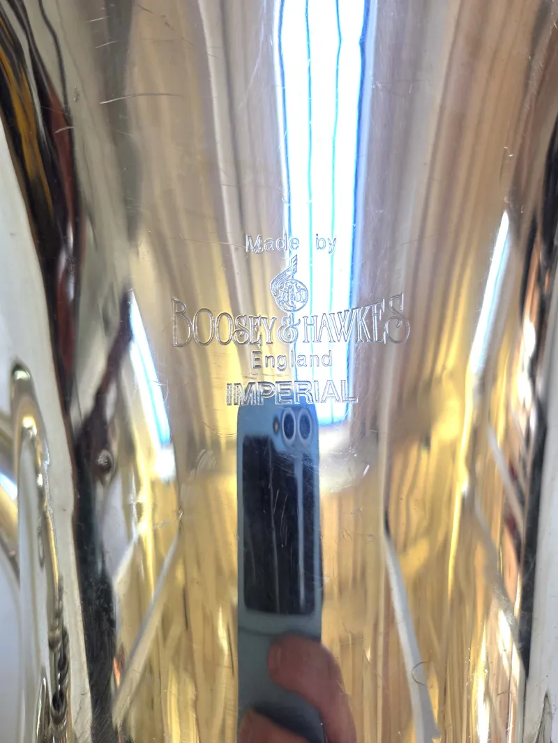 Secondhand Boosey and Hawkes Imperial EEb Tuba - Silverplate-3