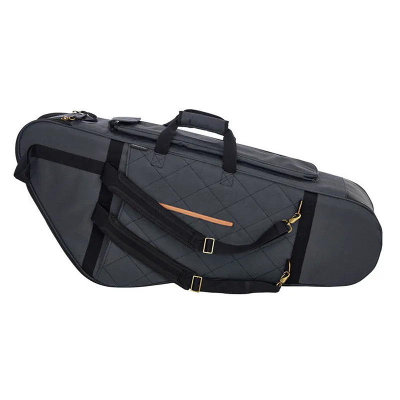 Ritter RBS7-BAA/MGB Baritone Sax Low A Case - Misty Grey/ Brown-1