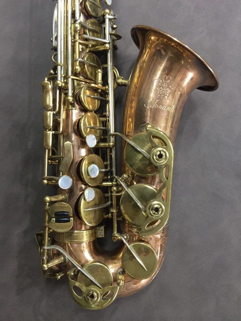 Hanson Monarch Bronze Alto Saxophone-4