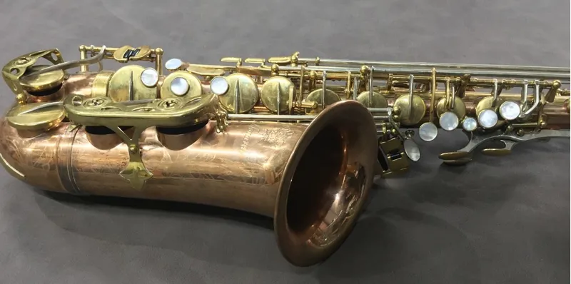 Hanson Monarch Bronze Alto Saxophone-5