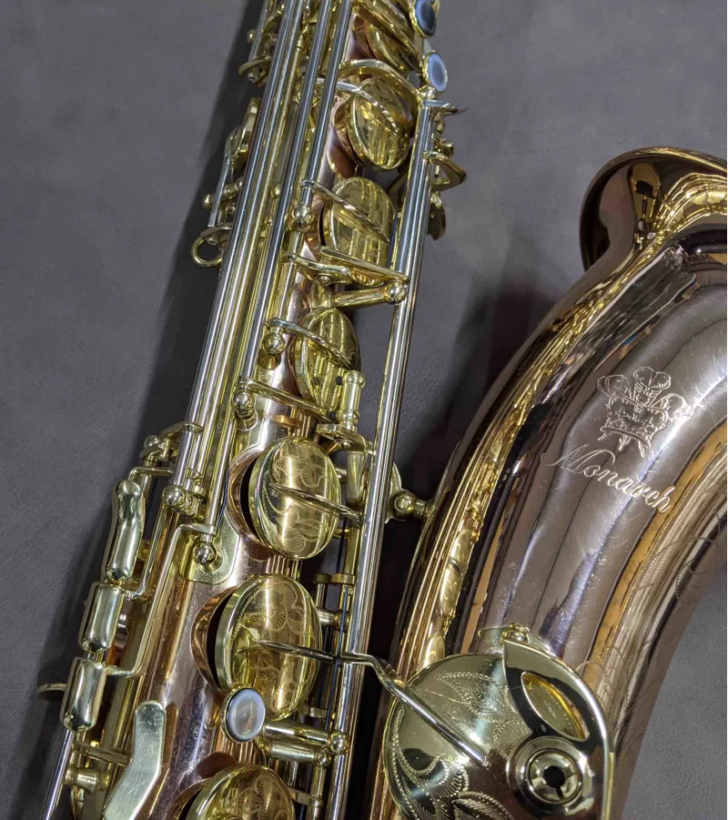Hanson Monarch Tenor Saxophone - Bronze-1