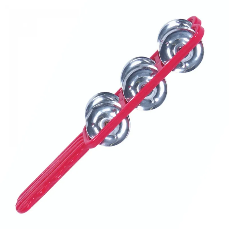 Performance Percussion Plastic Jingle Stick- Red