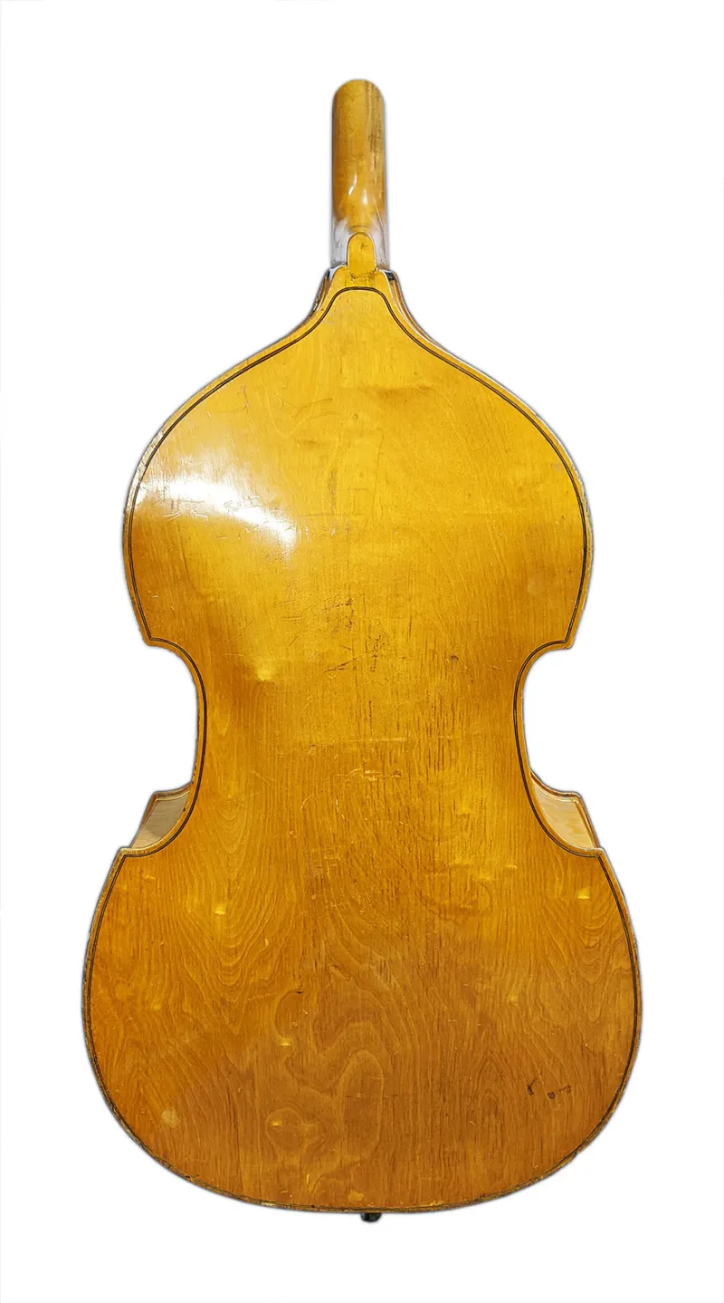 Mid 20th Century German Double Bass - 3/4 Size-1