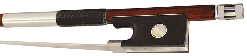 Hidersine R5099A Pernambuco Silver Mounted Round Violin Bow - 4/4 Size