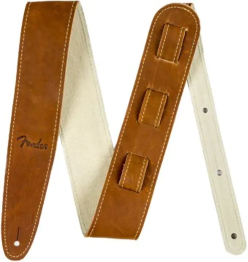 Fender Ball Glove Leather Strap - Brown