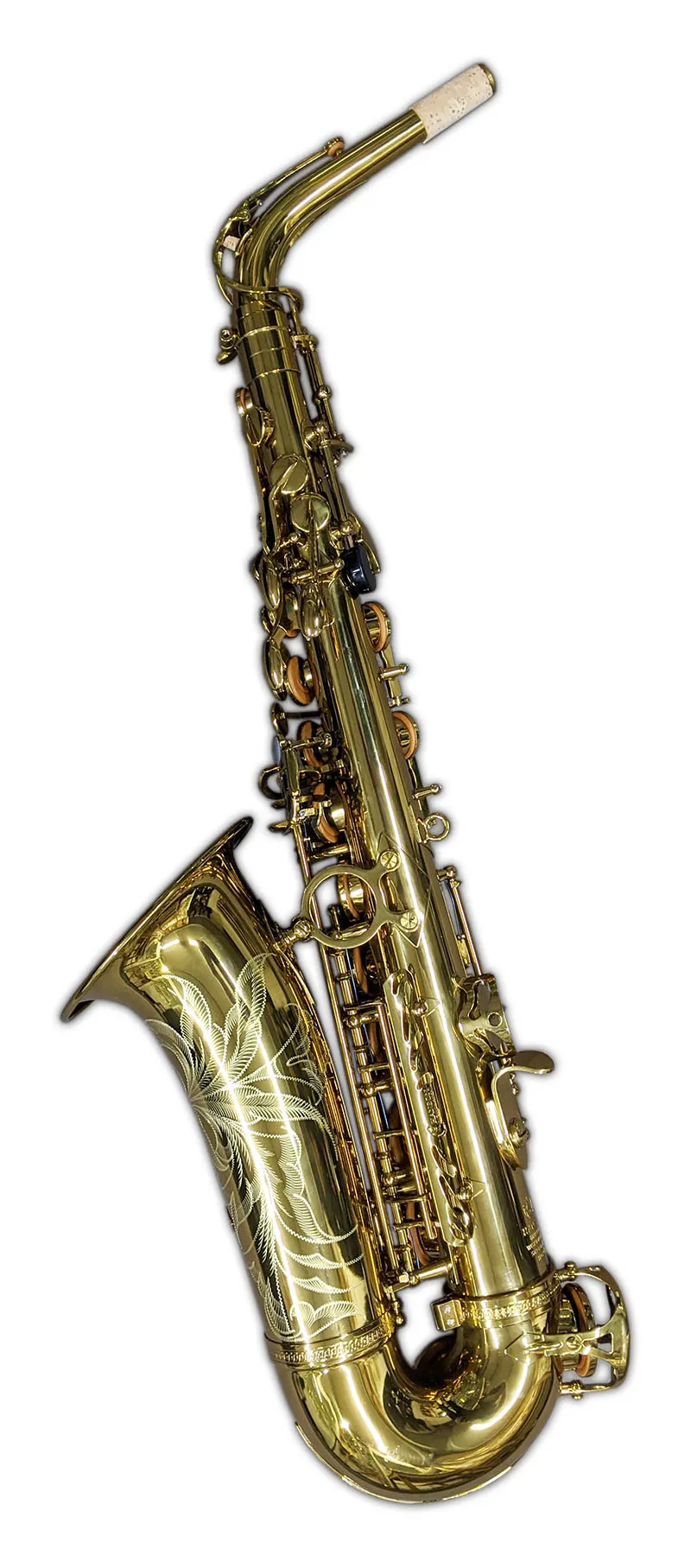 Hanson Series V Alto Saxophone in Deep Gold Lacquer-1