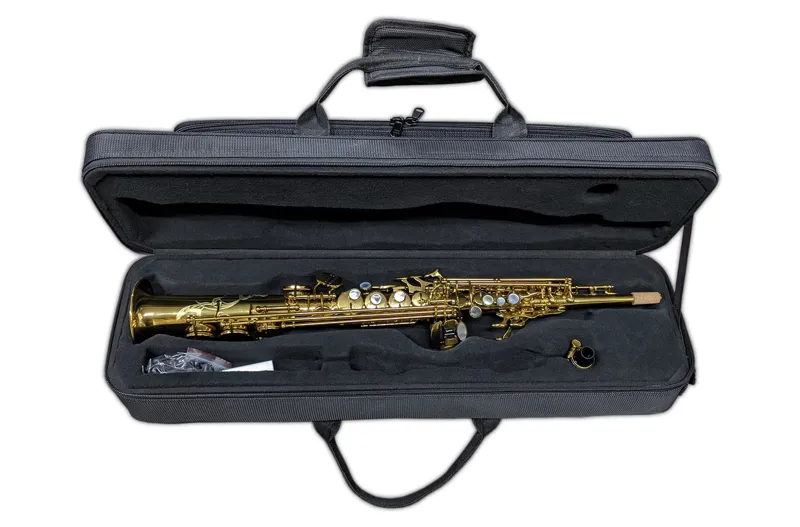 Hanson LX One Piece Body Soprano Saxophone in Deep Gold Lacquer-3