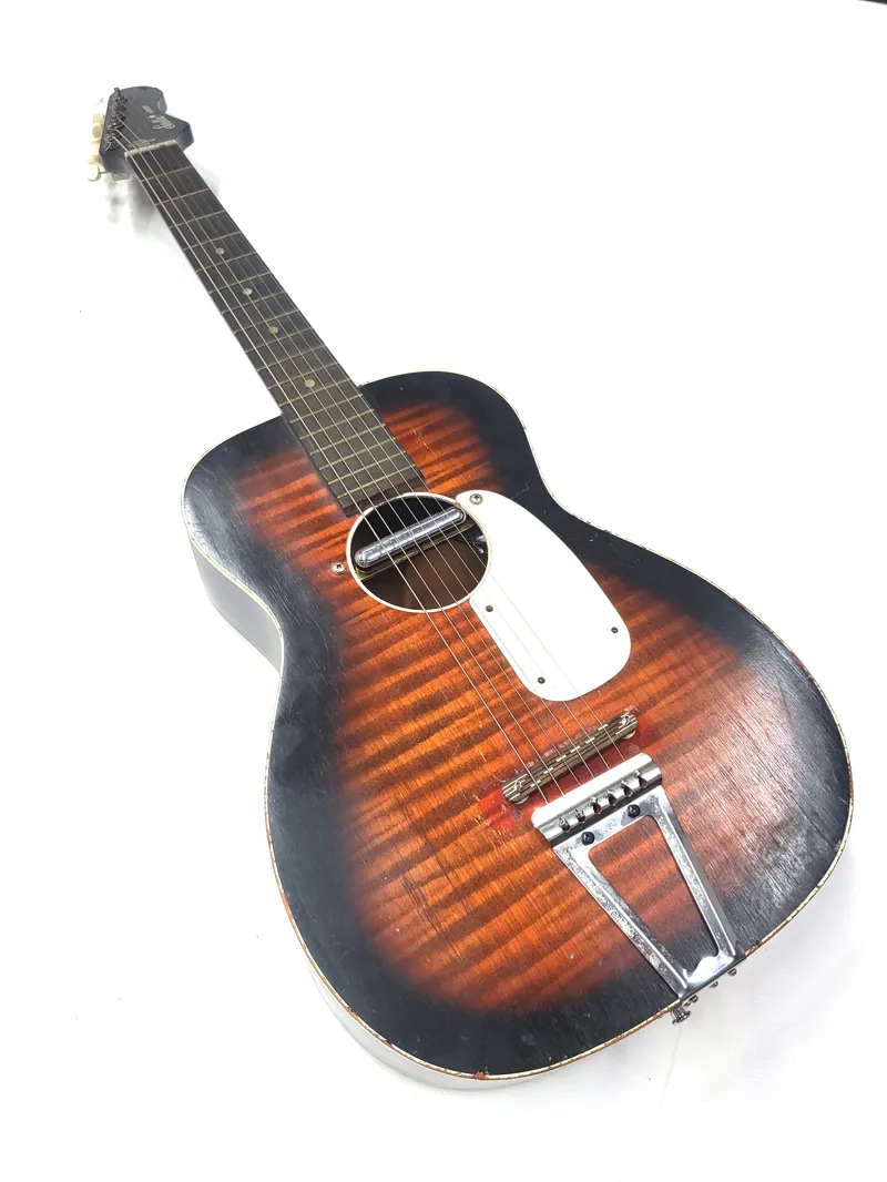 Secondhand Stella Harmony Electro-acoustic Guitar-3