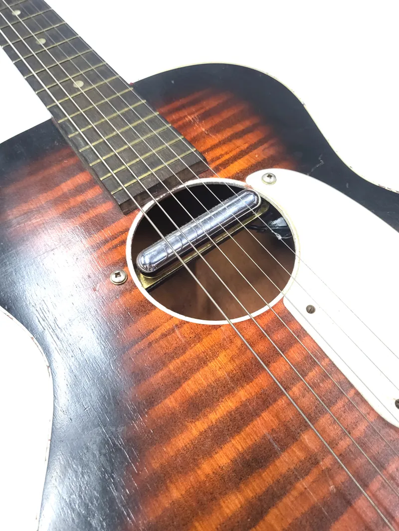 Secondhand Stella Harmony Electro-acoustic Guitar-2