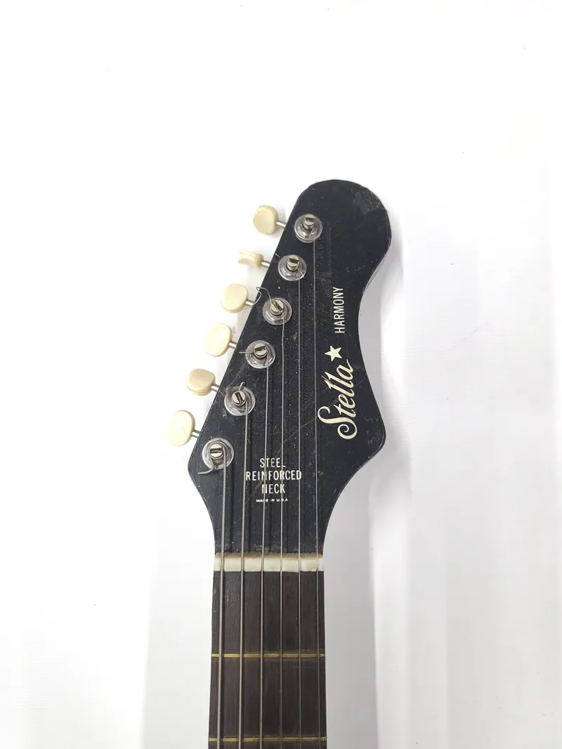 Secondhand Stella Harmony Electro-acoustic Guitar-4