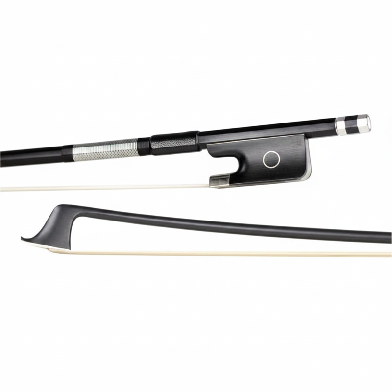 Stratos Cello Bow - Carbon fibre and Graphite Full size bow